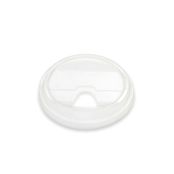 Planet+ PLA Clear Strawless Sip Lid fits 9-24oz PLA Cup, 1000PK PLA-SPL - main